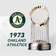 1973 Oakland Athletics World Series Champions MLB Baseball Collectible Display picture