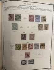 GERMANY North German Postal District Stamps 1868 And 1869 Used  picture