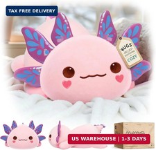 Mewaii Pink Axolotl Plush Pillow Cute Plushies, Squishy & Huggable, 13 in picture