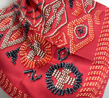 Hermes Scarf 70cm 100% Silk 'Kelly en Perles' +Box Vivid Pink Mint Cond. Carre picture