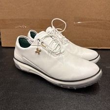 PAYNTR Eighty Seven SC Waterproof Spiked Men's White Golf Shoes - 10.5 picture