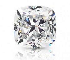 3 Ct Lab Grown Diamond CVD Cushion Cut Certified Natural D Color VVS1 Clarity picture