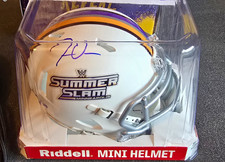 Jimmy Uso Signed SummerSlam 2026 Mini Helmet Fanatics Under Wraps WWE 3/10 picture