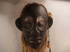 Chokwe Mask Mwana Pwo with Headdress Congo picture