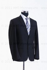 Black Male Pinnable Mannequin Torso, Adjustable Height and Shoulder size M~ L picture