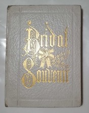 1886 Vintage Bridal Souvenir Booklet picture