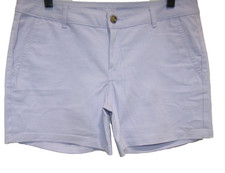 A.N.A A NEW APPROACH LIGHT PURPLE TWILL SHORT CASUAL SHORTS WOMENS SIZE 10 picture