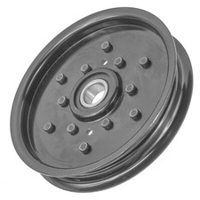 Caltric Flat Idler Pulley For John Deere Tractor Mower AUC16698 picture