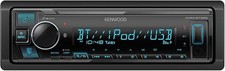 Kenwood KMM-BT328 Bluetooth USB AUX single DIN Media Car Stereo Receiver (No CD) picture