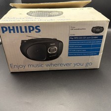 Phillips AZ302 CD Soundmachine Plays MP3-CD, CD and CD-R/RW, AM/FM Tuner - NIB picture