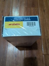 Abeka Arithmetic 5-8 Concept Cards Brand New Sealed picture