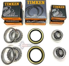 TIMKEN Ford Ranger 2wd Front Wheel Bearings & Seals Kit 1995-2011 (2 sides) picture