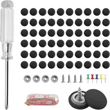 60PCS Car Roof Headliner Repair Kit, Automotive Snap Rivets Retainer Button with picture