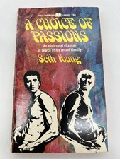 A CHOICE OF PASSIONS  1968 PAPERBACK LIBRARY VINTAGE PULP NOVEL GAY INTEREST picture