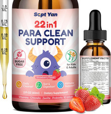 22 in 1 Parasite Cleanse for Humans & Kids, Herbal Gut Cleanse Liquid Drops with picture