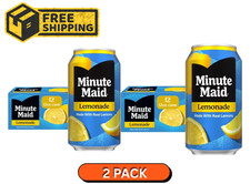 Minute Maid Lemonade Cans 12 fl oz 24 Pack Refreshing Citrus Drink picture