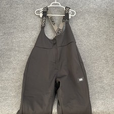 ASOS 4505 Ski Suit Womens Sz 16 Bibs Snow Pants  Black picture
