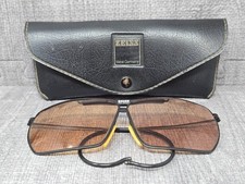Vintage Carl Zeiss Optical Shooting Glasses In Case Sportsman 7032 West Germany picture