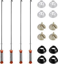 Kenmore 110.26132413 OEM Compatible Washer Heavy Duty Spring Suspension Rods Kit picture