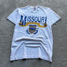Vintage 1990s white UMKC University of Missouri Kansas City single stitch tee picture