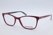 COVERGIRL EYEWEAR CG0484 066 Shiny Red Geometric Women's Frame 52-17-140 picture