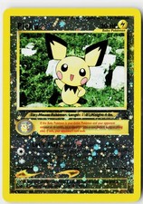 Pichu 35/53 WOTC Promo Reverse Holo Damaged picture