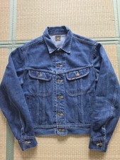Vintage 70s80s Lee Riders Denim Jacket USA Made Dark Wash Mens Med  PATD-153438 picture