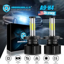 6side 9003 H4 HB2 LED Headlight Bulbs Kit 2800W 420000LM Hi/Lo Beam Super Bright picture