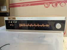 Realistic TM-90 Solid State AM FM Stereo Tuner Vintage Wood Wooden Case Japan picture