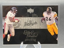 2003 UD Pros & Prospects PP10 TJ Duckett Jerome Bettis Power and Potential /1700 picture