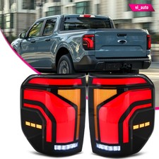 Upgarde LED Tail Lights For Ford Maverick 2022 2023 2024 Rear Lamps Smoked LH+RH picture