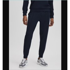 NWT REISS x CASTORE Carter Jersey Tapered Joggers in Midnight Navy Size Large picture