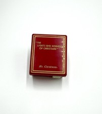 Vtg 1982 Mr Christmas “THE LIGHTS AND SOUNDS OF CHRISTMAS” Music Box Model picture