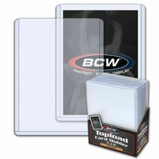 (1000) PREMIUM BCW Toploaders Sealed Case 3x4 Top Loader 1-TLCH 20 pt picture