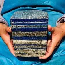 8.58LB Natural Lapis Lazuli Hand Polished Crystal Mineral Specimen Healing picture