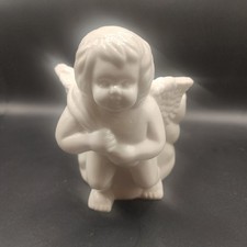 Vintage White Angel Planter picture