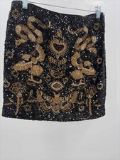 Pre-Owned allsaints Black Size 4 Midi Skirt picture