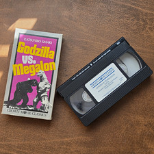 Crown Movie Classics Godzilla vs. Megalon 1976 VHS B&W KATSUHIKO SASAKI picture