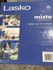 Lasko 7054 Misto Outdoor Misting Blower Fan - Features Cooling Misters, In Blue picture