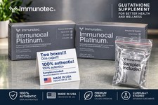Immunotec Immunocal Platinum Protein   2 Boxes w/ Samples expires 1/2028 picture