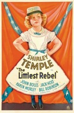 THE LITTLEST REBEL MOVIE POSTER Shirley Temple VINTAGE picture