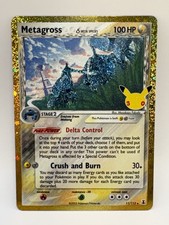 Pokemon TCG 30th Anniversary Metagross 11/113 Delta Species Gold Border Mint picture