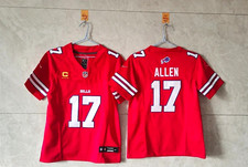 Nike Buffalo Bills Josh Allen #17 Red National Football League Captain  Jersey picture