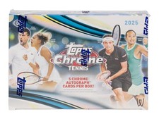2025 Topps Chrome Tennis - Delight Box - 5 Autograph Cards Per Box picture
