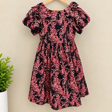 Janie and Jack American Girl Rose Floral Puff Sleeve Dress Party Size 16 NWT picture