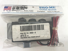 SHO-ME THREE 12V ACCESSORY OUTLETS  14.0553 New Sealed picture