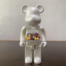 Bestselling Bearbrick400% White Chiaki Doll 11inch Figure Desk Ornament picture