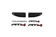 2025-2027 GMC Yukon / Yukon XL AT4 Gloss Black Emblem Kit 85656089 OEM GM picture