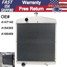 4 Row Aluminum Radiator A147140 For Case IH 2390 2394 2590 2594 3294 3394 3594 picture