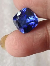 Fiery 14.05 Ct  Cushion Cut Natural Ceylon Blue Color Sapphire Loose Gemstone picture